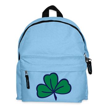 trèfle à feuilles de trèfle - Sac à dos Enfant - bleu clair - Devant