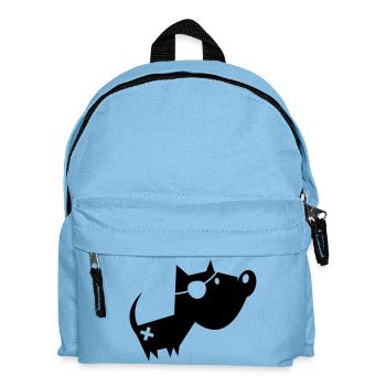 woof! - Kids' Backpack - light blue - Front