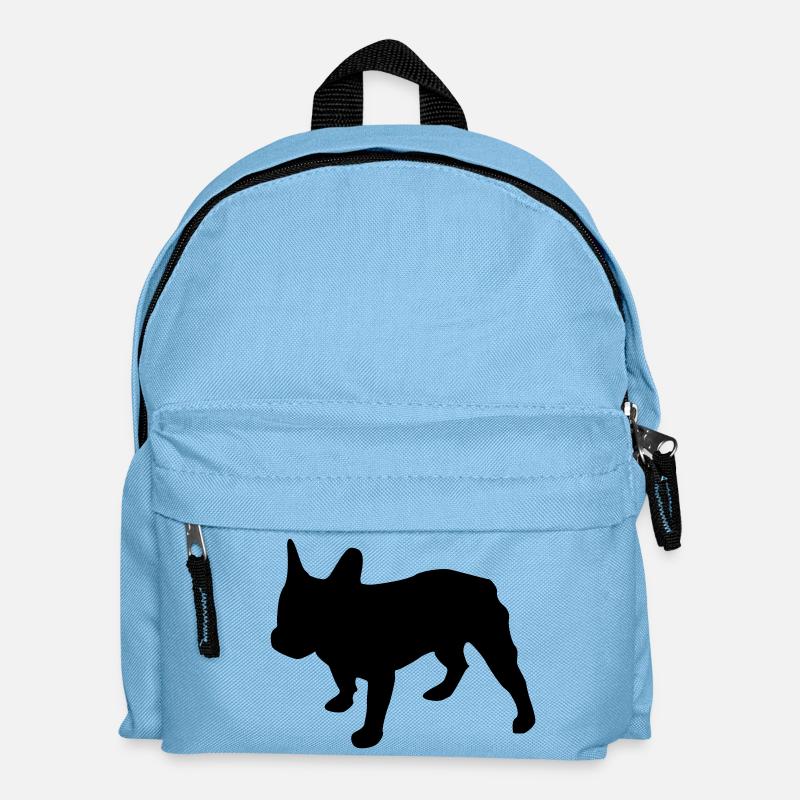 French bulldog - Kids' Backpack - light blue