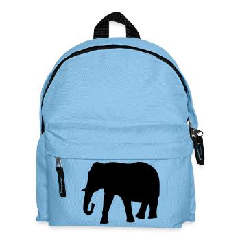 Elefant - Kinder Rucksack - Hellblau - Vorne