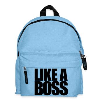 Like a Boss - Kids' Backpack - light blue - Front