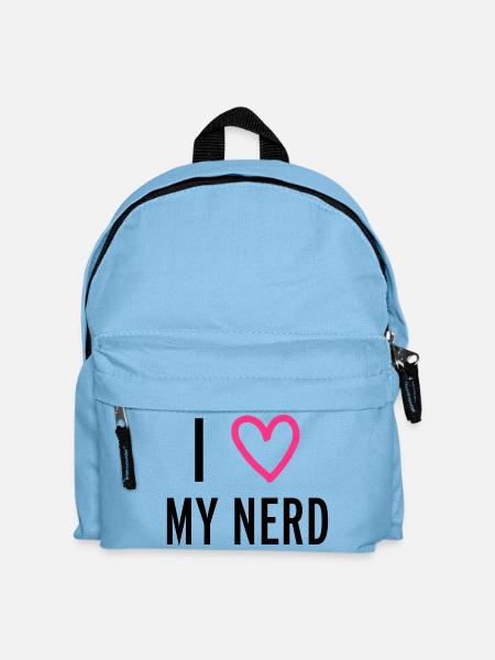 Nerd - Kinder Rucksack - Hellblau