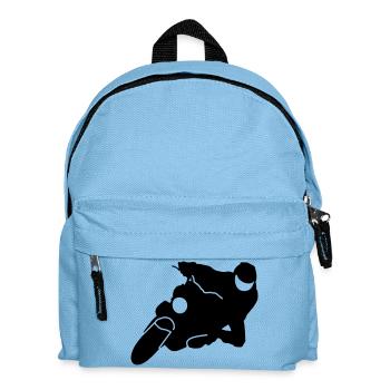 moto - Sac à dos Enfant - bleu clair - Devant