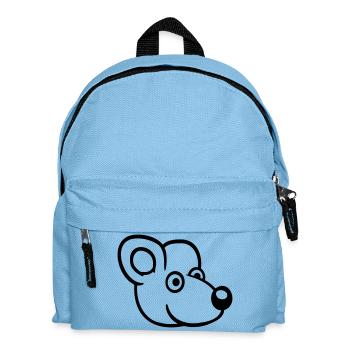 souris souris mignon petit rat rongeur amical - Sac à dos Enfant - bleu clair - Devant