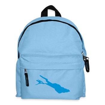 Bodensee Silhouette – Lake Constance Outline - Kids' Backpack - light blue - Front