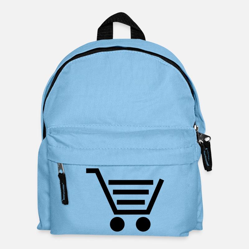 Shopping Cart stroller - Kids' Backpack - light blue