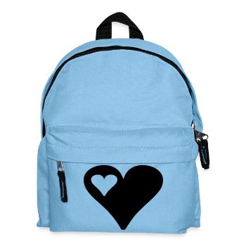 heart - Sac à dos Enfant - bleu clair - Devant