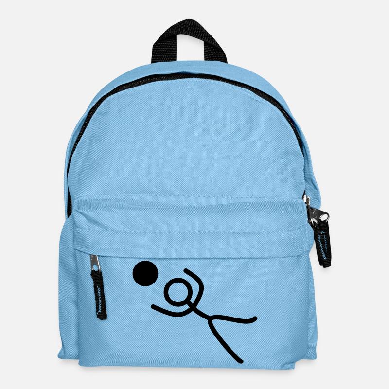 Stickman goalie - Kids' Backpack - light blue