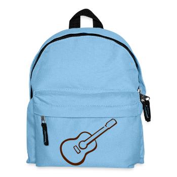 Guitar - Kids' Backpack - light blue - Front