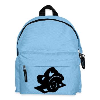 Kreissaege Shadow - 1 Farb Vektor - Kinder Rucksack - Hellblau - Vorne