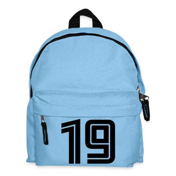 19 - Kinder Rucksack - Hellblau - Vorne