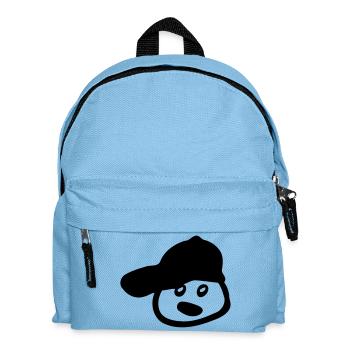 Boy in Cap - Kinder Rucksack - Hellblau - Vorne