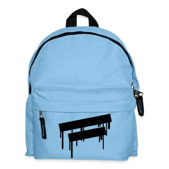 2_empty_graffiti_frames - Kids' Backpack - light blue - Front