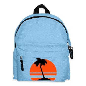 Palm Island - Kids' Backpack - light blue - Front