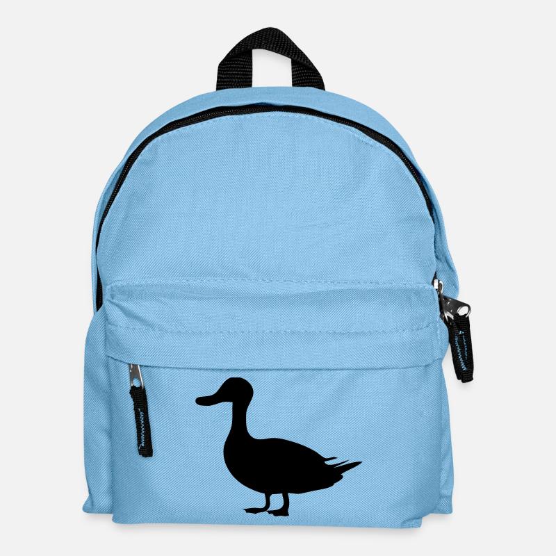 Ente - Kinder Rucksack - Hellblau