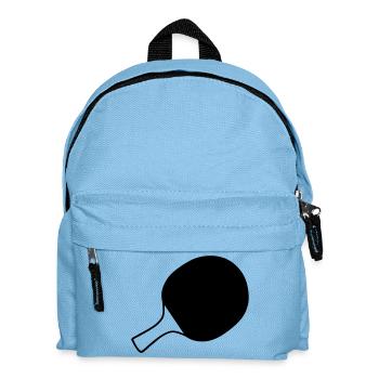 Tischtennis - Kinder Rucksack - Hellblau - Vorne