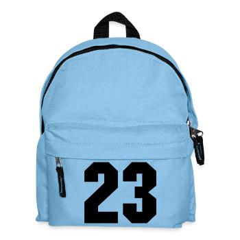 Ziffer Zahl Nummer 23 - Kinder Rucksack - Hellblau - Vorne