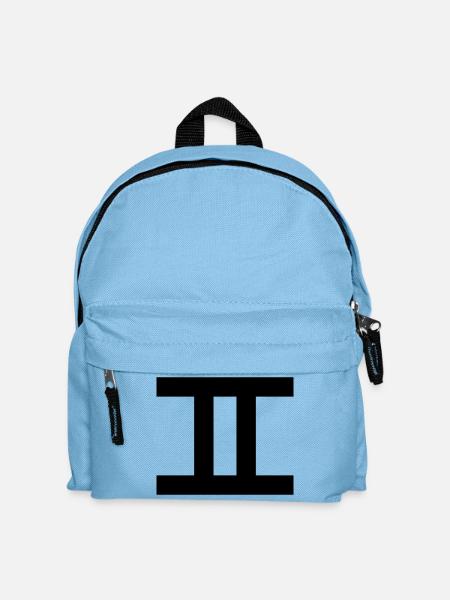 zahl_2_roemisch - Kinder Rucksack - Hellblau