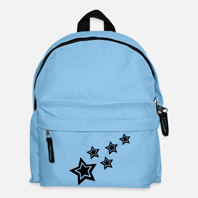 stars - Kids' Backpack - light blue