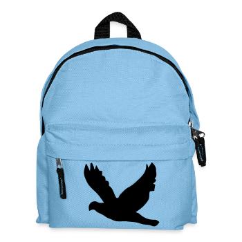 bird - Kids' Backpack - light blue - Front
