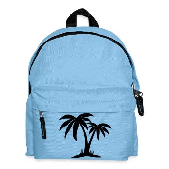 palme - Kinder Rucksack - Hellblau - Vorne