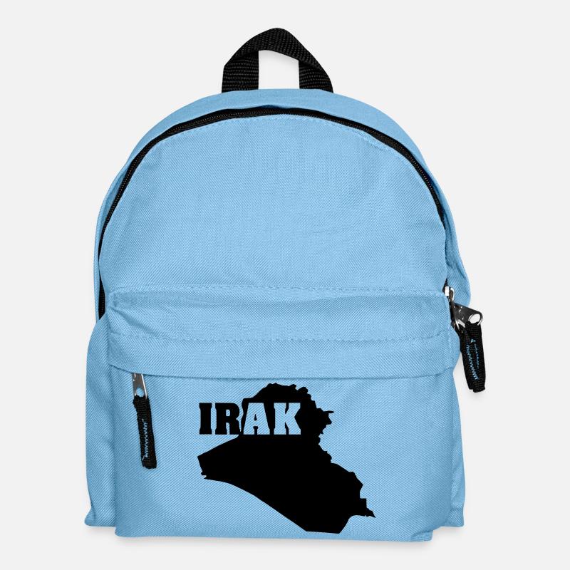 Iraq (ID: 002004) - Kids' Backpack - light blue
