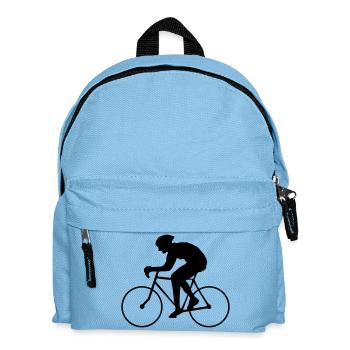 Sport- Fahrradfahrer Rennrad - Kinder Rucksack - Hellblau - Vorne