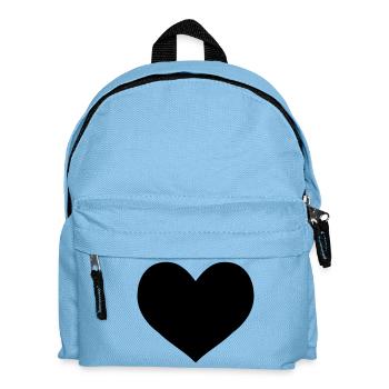 herz - Kinder Rucksack - Hellblau - Vorne