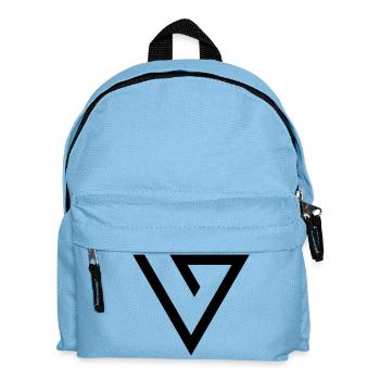 Superhelden Symbol Science Fiction Minimal Arts - Kinder Rucksack - Hellblau - Vorne