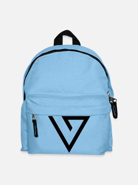 Superhelden Symbol Science Fiction Minimal Arts - Kinder Rucksack - Hellblau