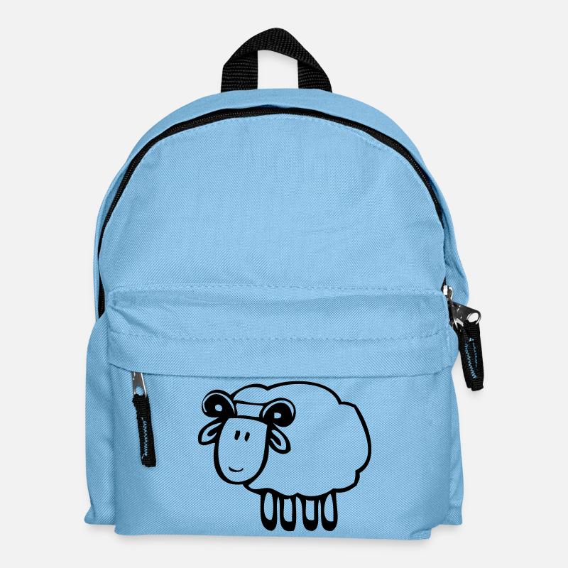 Schaf - Kinder Rucksack - Hellblau