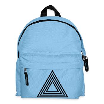 triangle_form - Sac à dos Enfant - bleu clair - Devant