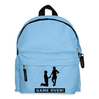 stag night - Kids' Backpack - light blue - Front
