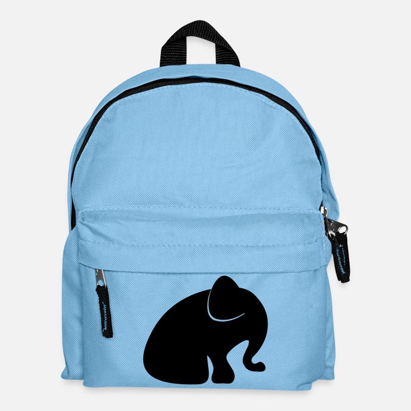 baby elephant rüssel elefant - Kinder Rucksack - Hellblau