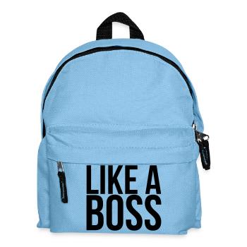 Like A Boss - Kids' Backpack - light blue - Front