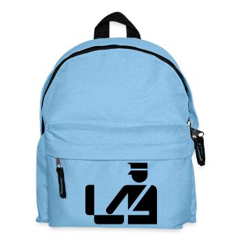 police - Sac à dos Enfant - bleu clair - Devant