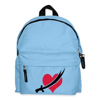 alevi kalp - Kids' Backpack - light blue - Front