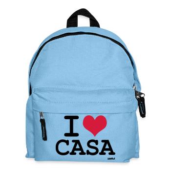 I love Casablanca - i love casa by wam - Kids' Backpack - light blue - Front