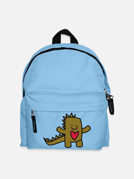 liebes-monster - Kinder Rucksack - Hellblau