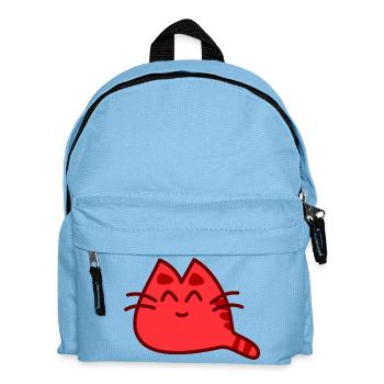 Cute cat - Kids' Backpack - light blue - Front