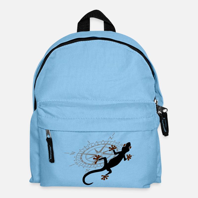 gecko - Sac à dos Enfant - bleu clair
