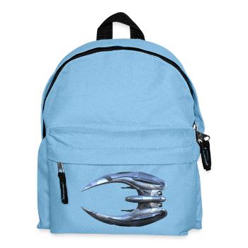 Battlestar Gallactica: Cylon Raider [Top View] - Kids' Backpack - light blue - Front