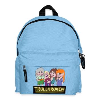 Troll Haken - Kinder Rucksack - Hellblau - Vorne