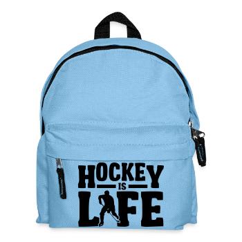 Hockey is Life - Kinder Rucksack - Hellblau - Vorne