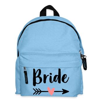 Bride cupid arrow bachelorette party gift - Kids' Backpack - light blue - Front