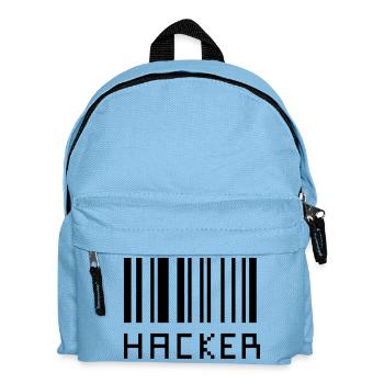 Hacker - Kinder Rucksack - Hellblau - Vorne