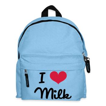 I Love Milk - Kinder Rucksack - Hellblau - Vorne