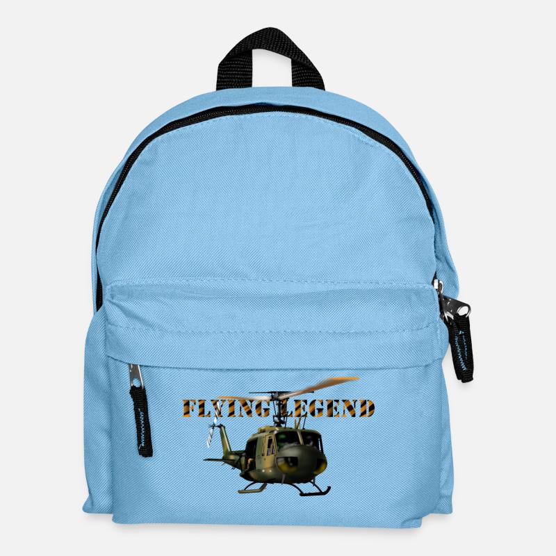 helicopter huey - Kinder Rucksack - Hellblau