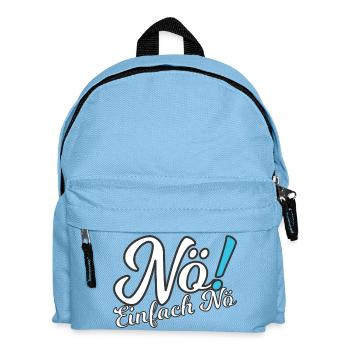 Nö! - Kinder Rucksack - Hellblau - Vorne