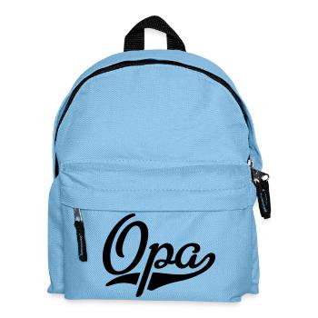 Opa - Kinder Rucksack - Hellblau - Vorne